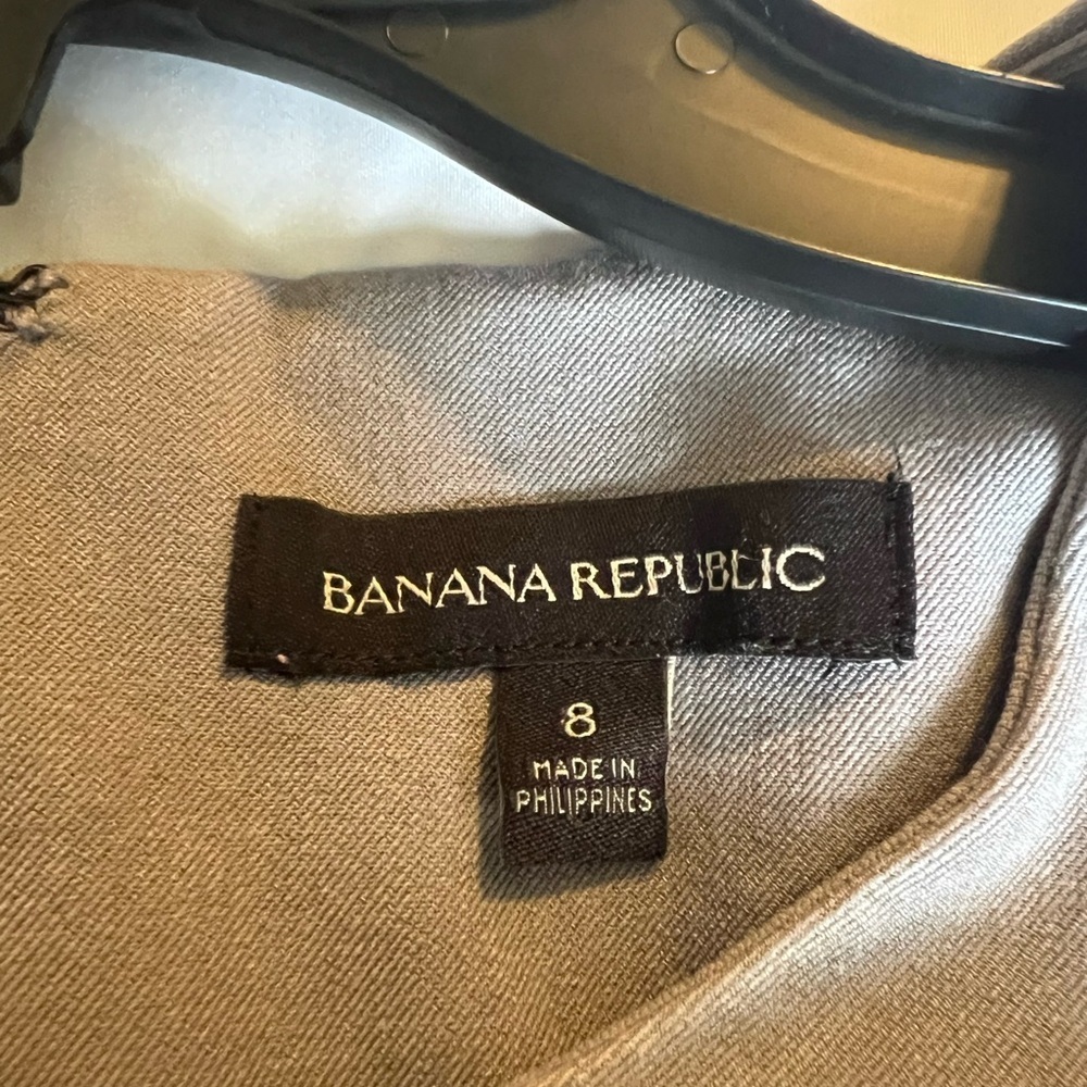 Banana Republic Grey Sheath  Dress size 8 - Picture 6 of 8